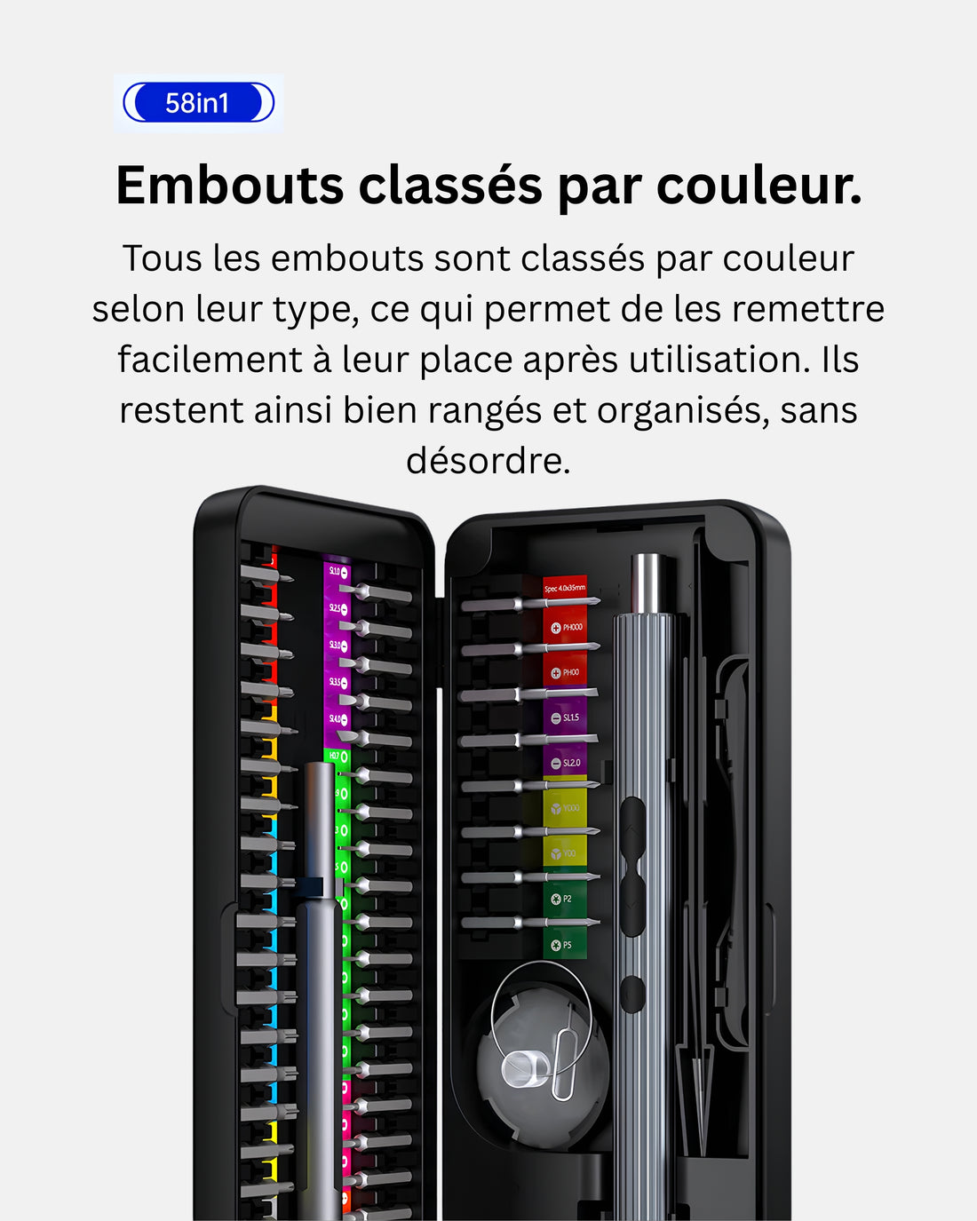 Tournevis Électrique 58-en-1