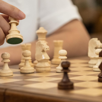Jeu d'échecs premium en bois de noyer - Lingle
