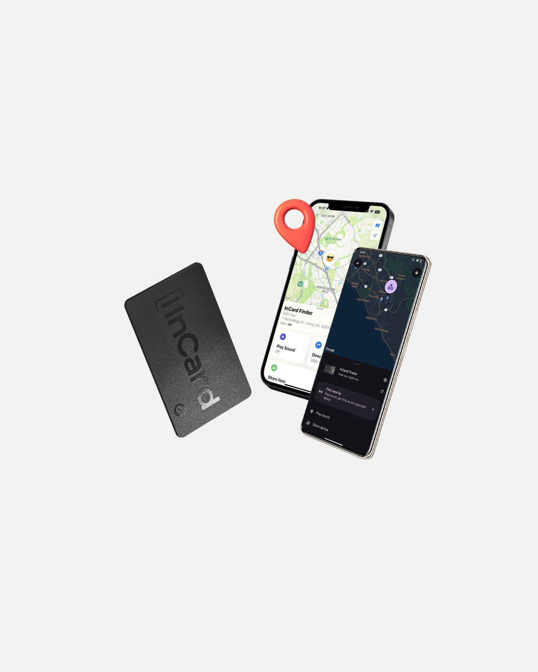 Carte de localisation GPS - Incard