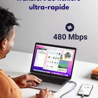 UGREEN Lot de 2 Câble USB C vers USB C Nylon Tressé PD 100W - 2M