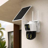 CAMÉRA DE SURVEILLANCE SOLAIRE WI-FI – DOUBLE OBJECTIF PTZ